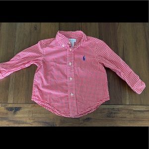 baby gingham shirt
